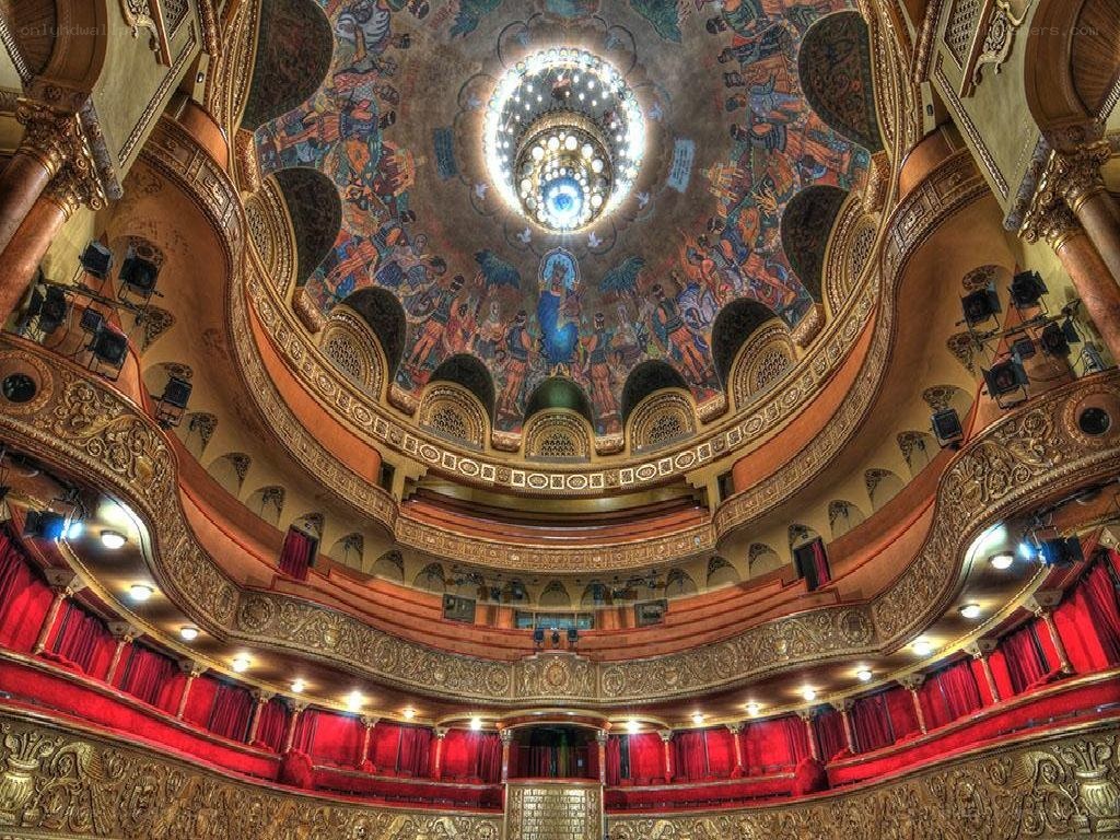 Ornate theater interior