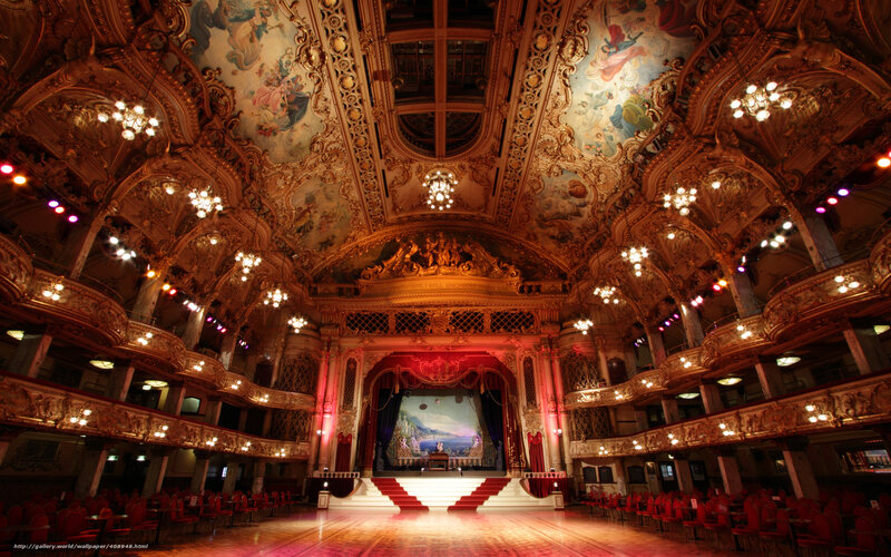 Ornate theater interior