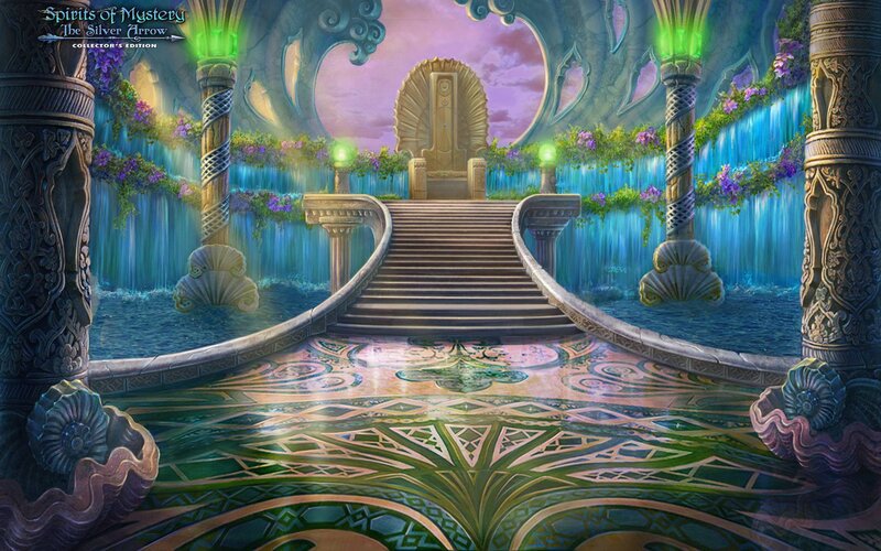 Ornate Throne Room — Blue