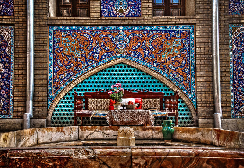 Ornate Tiled Alcove