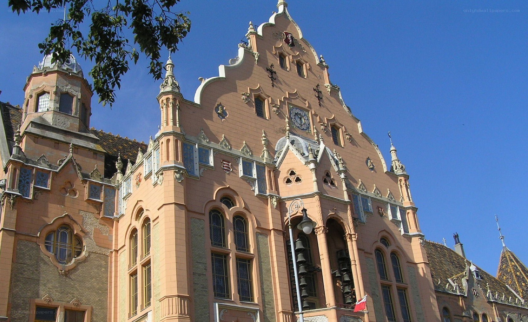 ornate town hall building