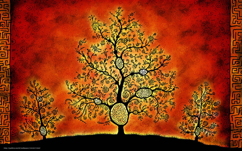 Ornate Tree of Life Art