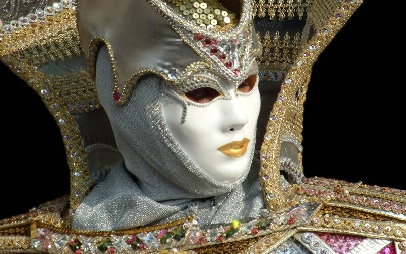 ornate Venetian carnival mask