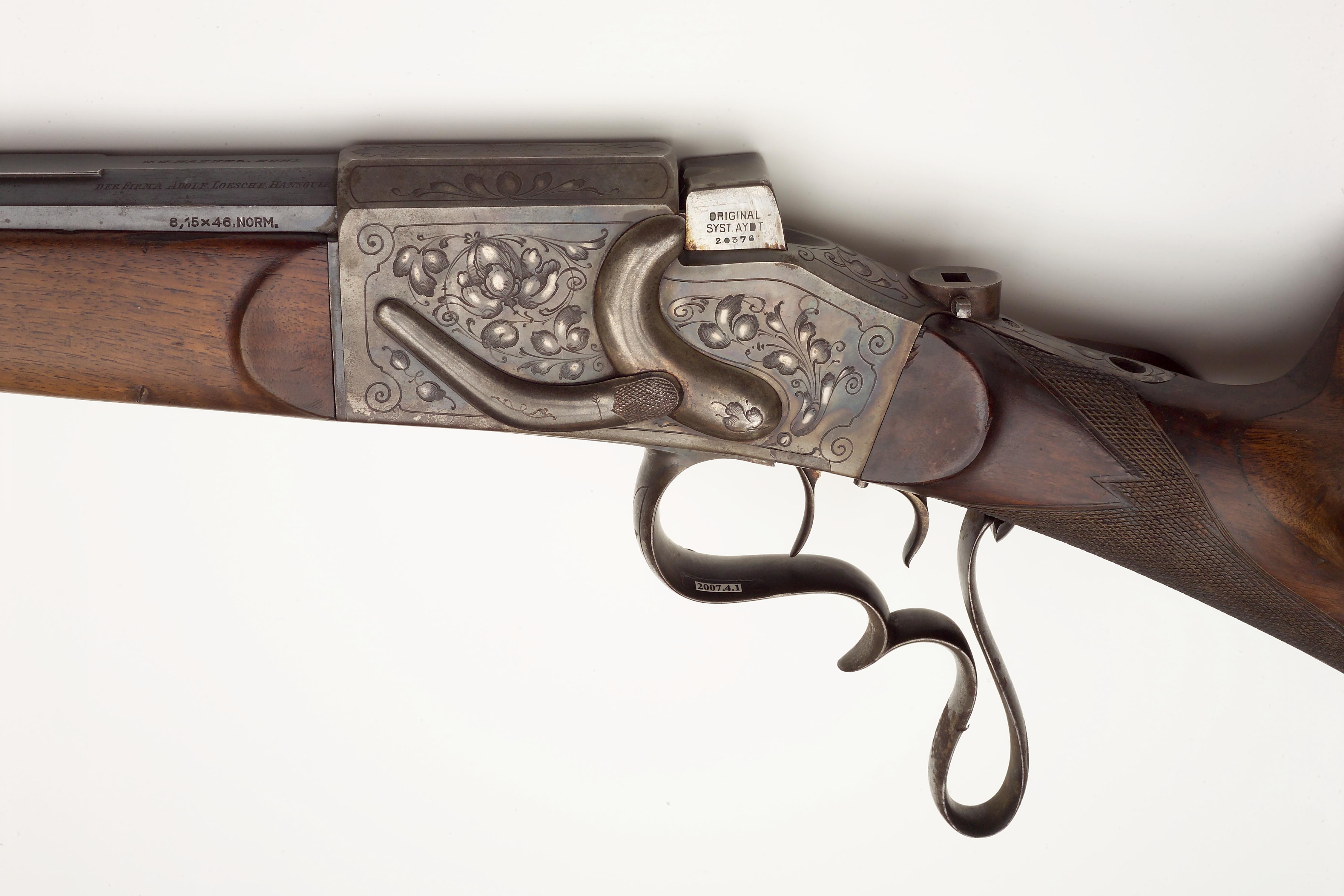 ornate vintage rifle