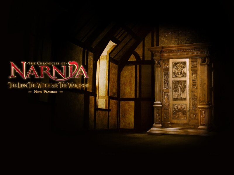 Ornate Wardrobe in Dark Room