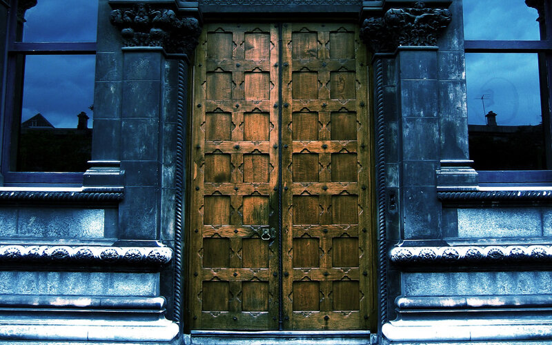 Ornate Wooden Door