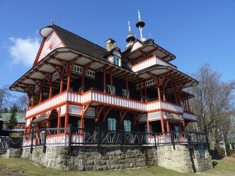 Ornate Wooden House