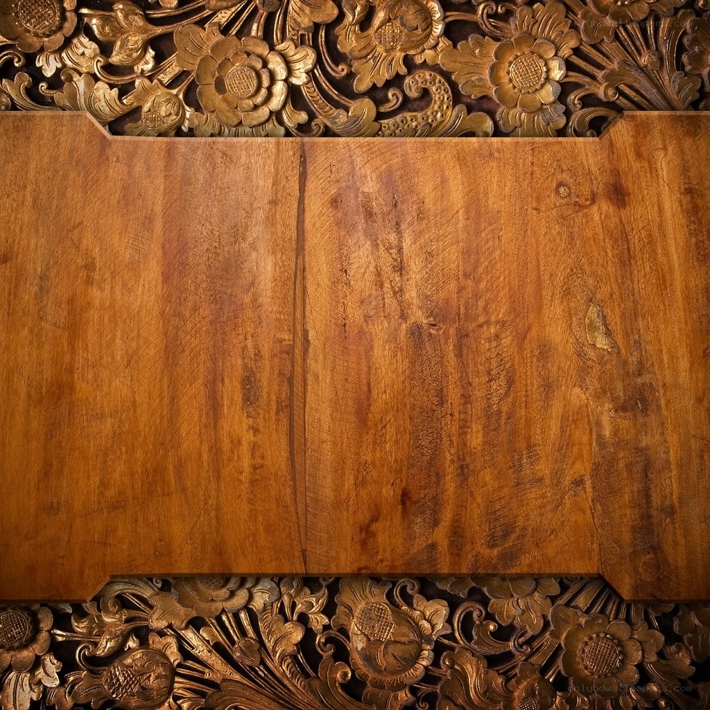 ornate wooden panel