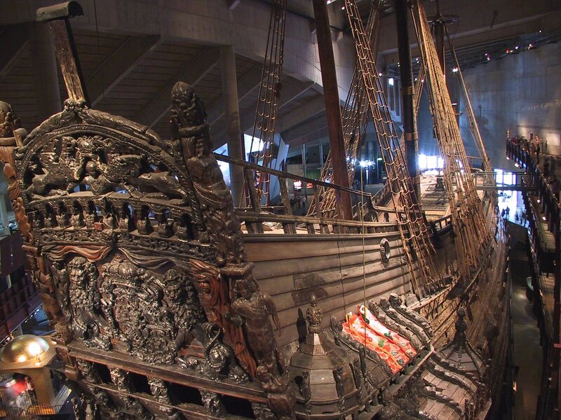 Ornate Wooden Ship