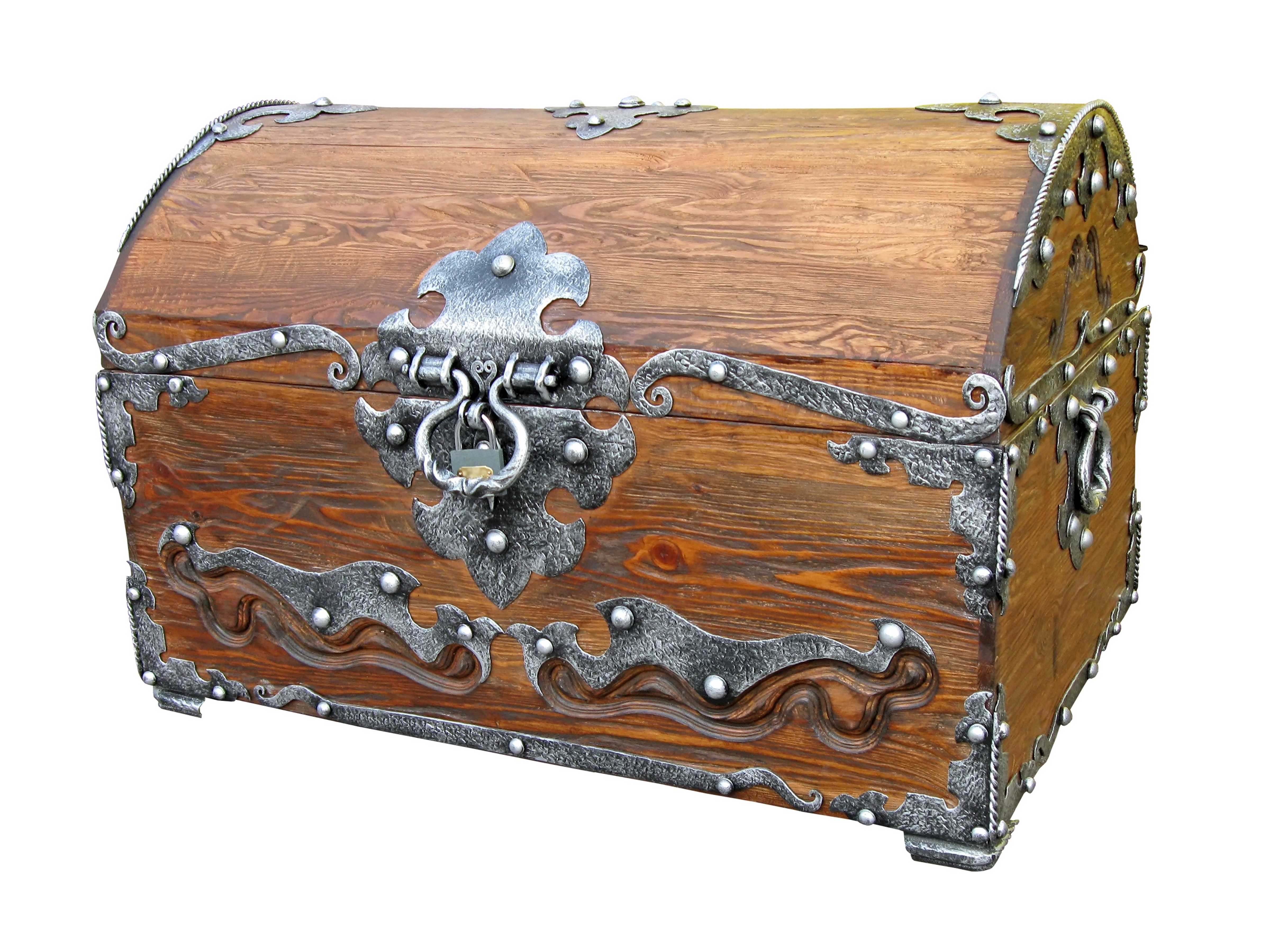 ornate wooden treasure chest