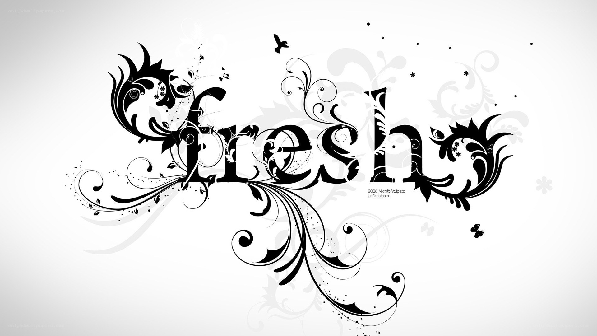 ornate word art design