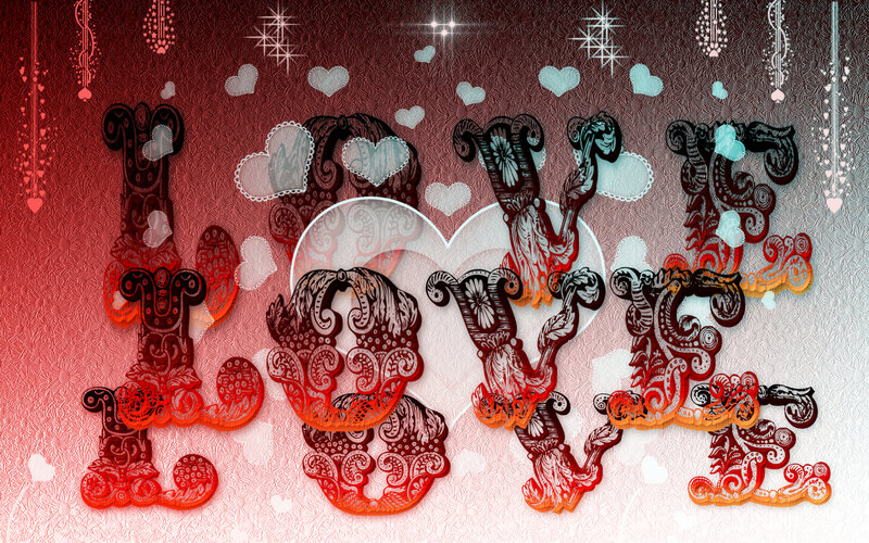 Ornate Word LOVE