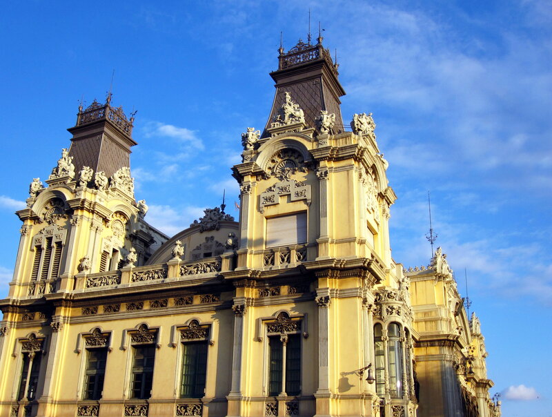 Ornate Yellow Building