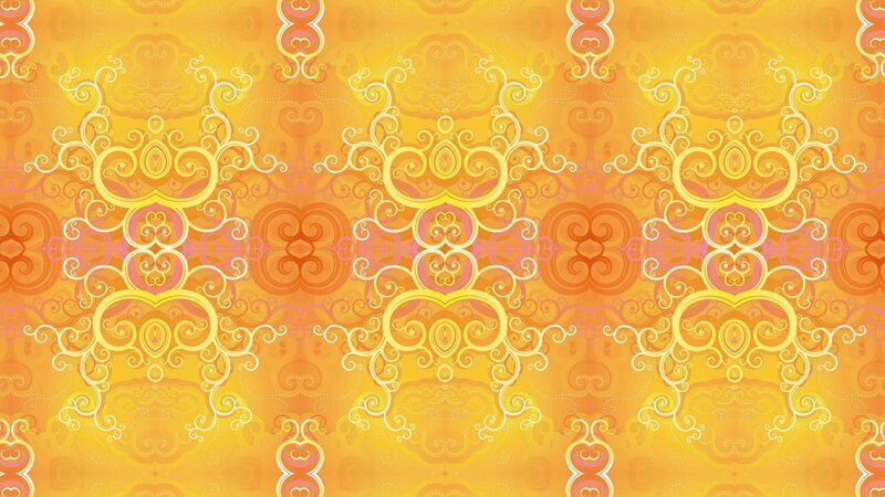 ornate yellow pattern