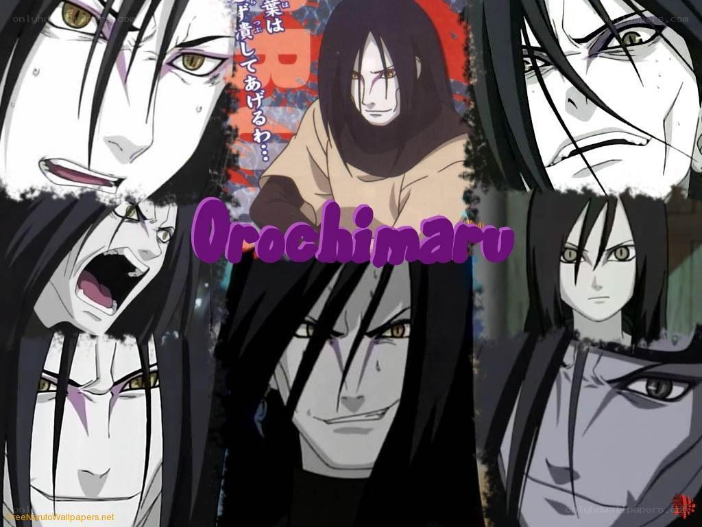 Orochimaru character collage