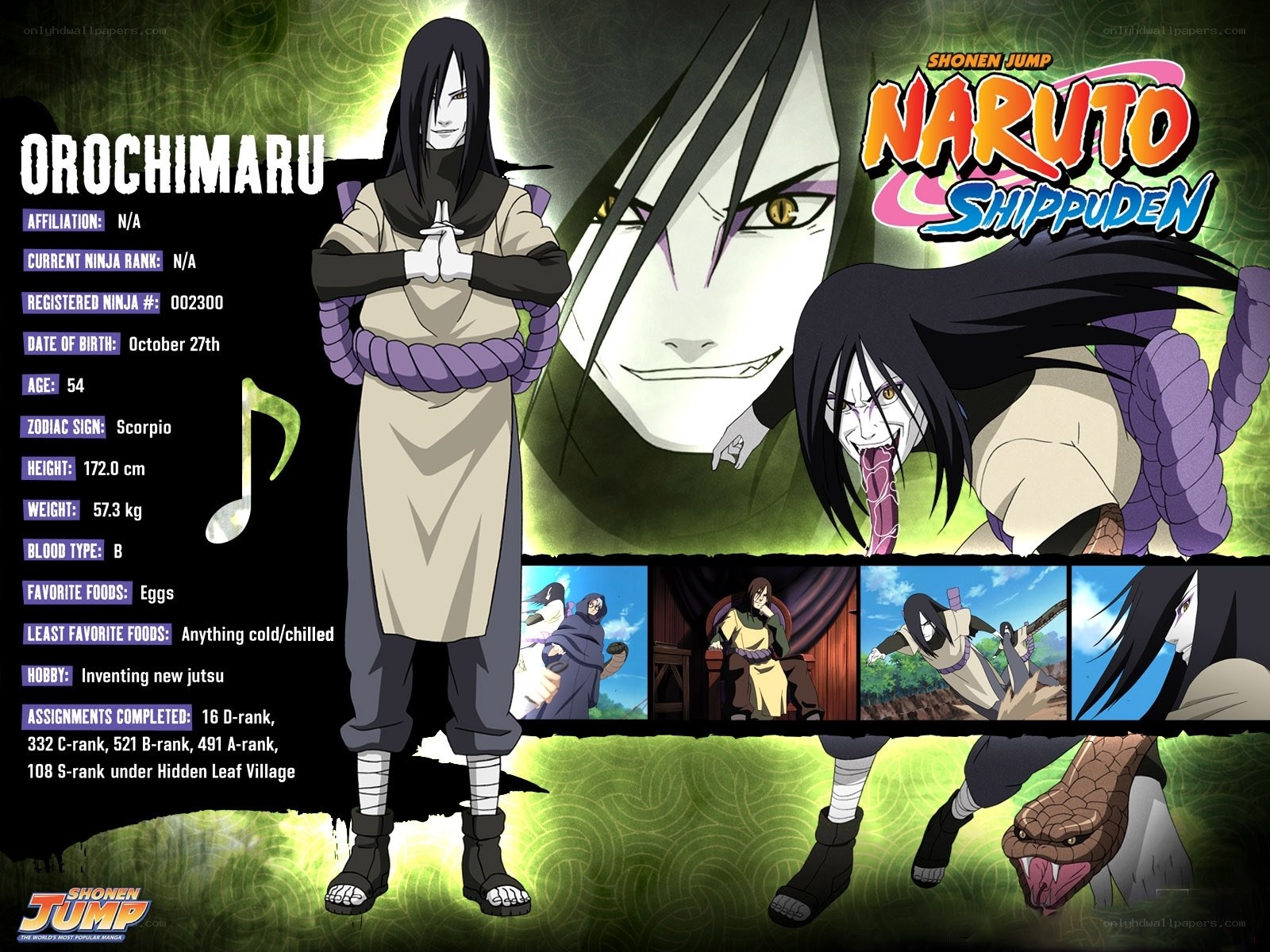 Orochimaru character profile