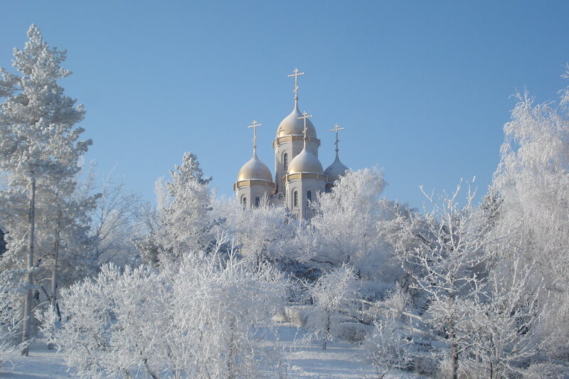 Orthodox Church in Snow