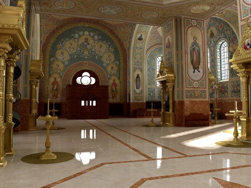 Orthodox church interior