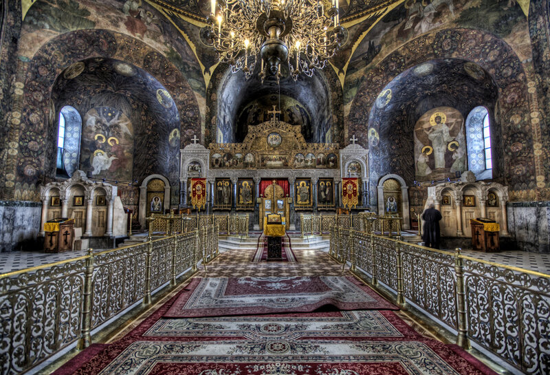 Orthodox church interior
