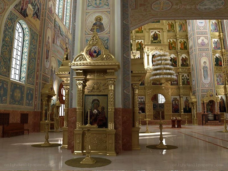Orthodox church interior