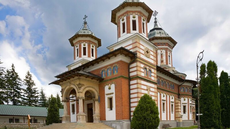 Orthodox church with domes