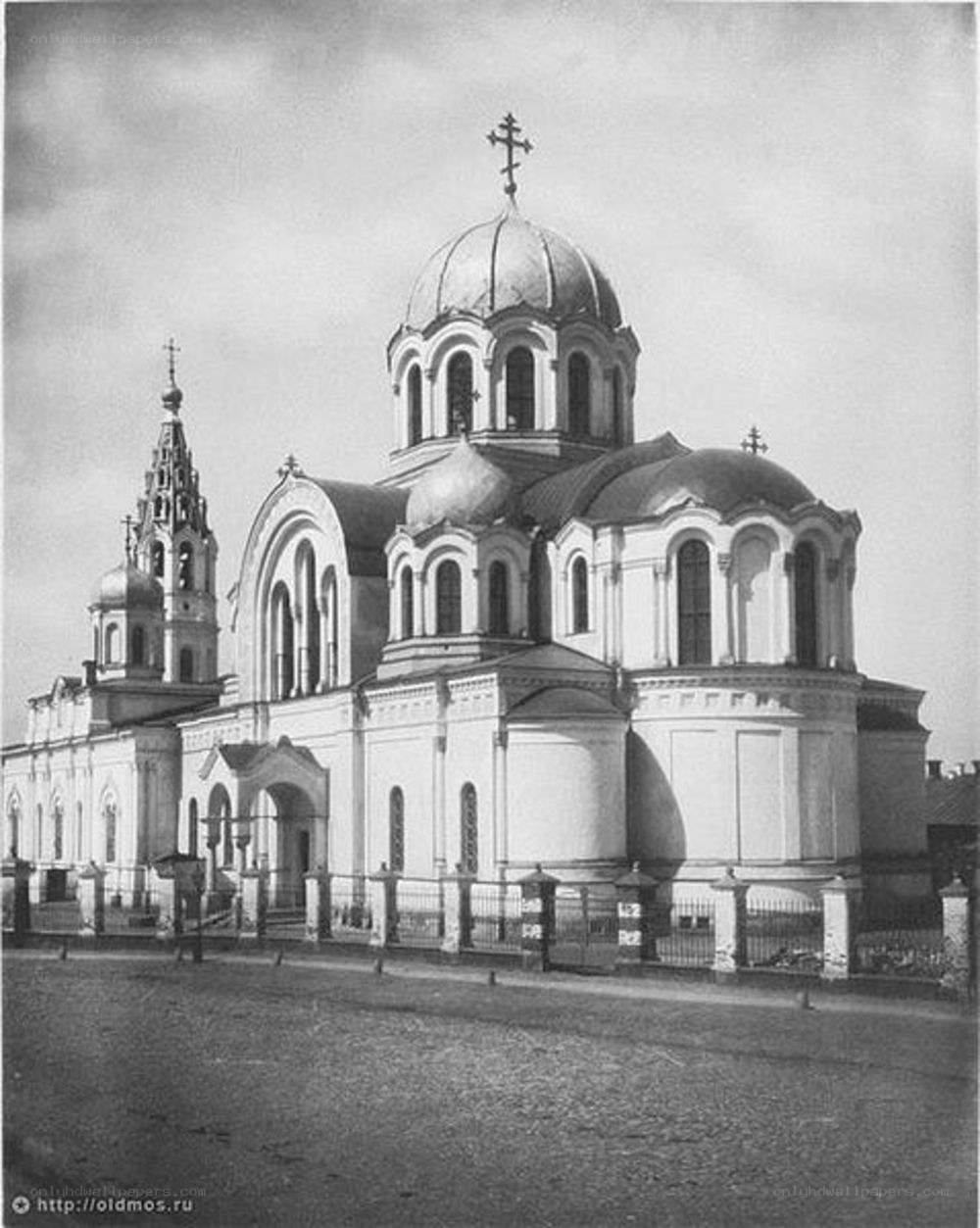 Orthodox church with domes