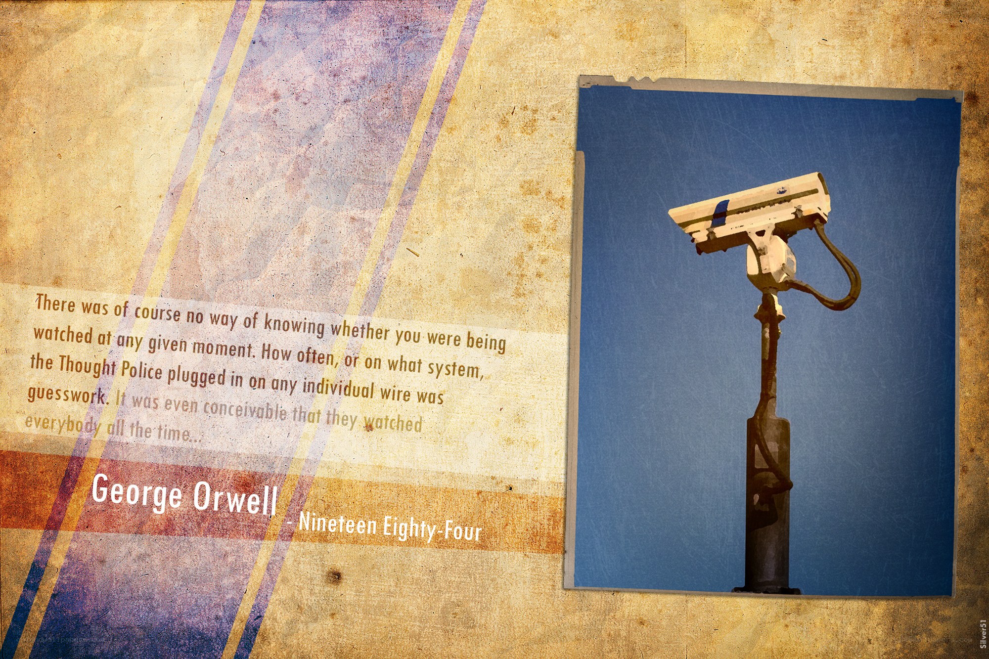 Orwell quote on surveillance