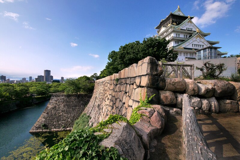 Osaka Castle — Blue, Serene, Afternoon