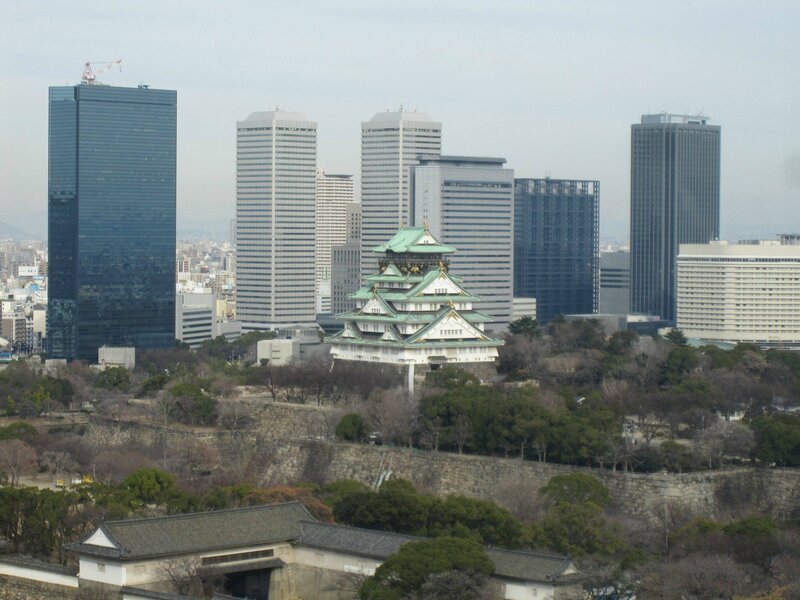 Osaka Castle — Green, Serene, Autumn