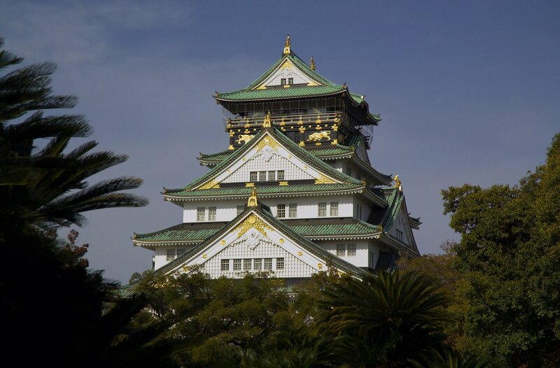 Osaka Castle in Japan