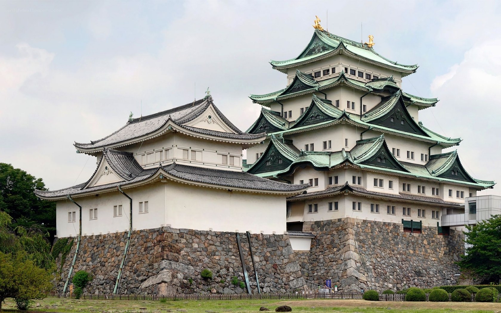 Osaka Castle in Japan