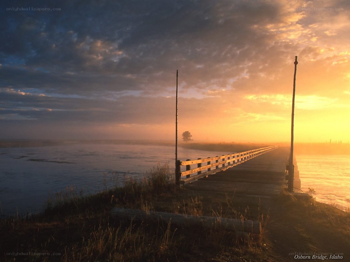 Osborn Bridge at sunrise