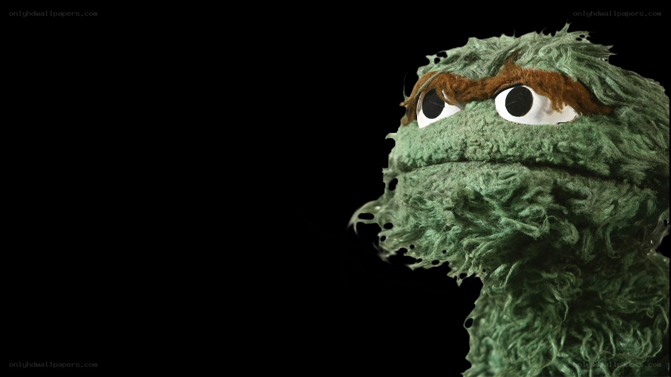 Oscar the Grouch puppet