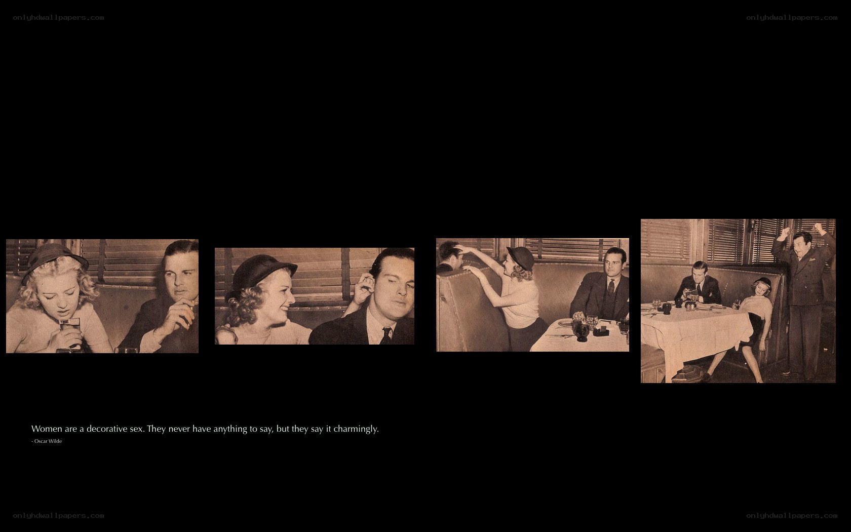 Oscar Wilde quote collage