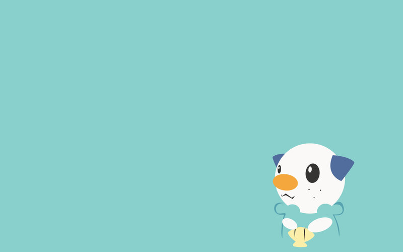 Oshawott Character — Teal