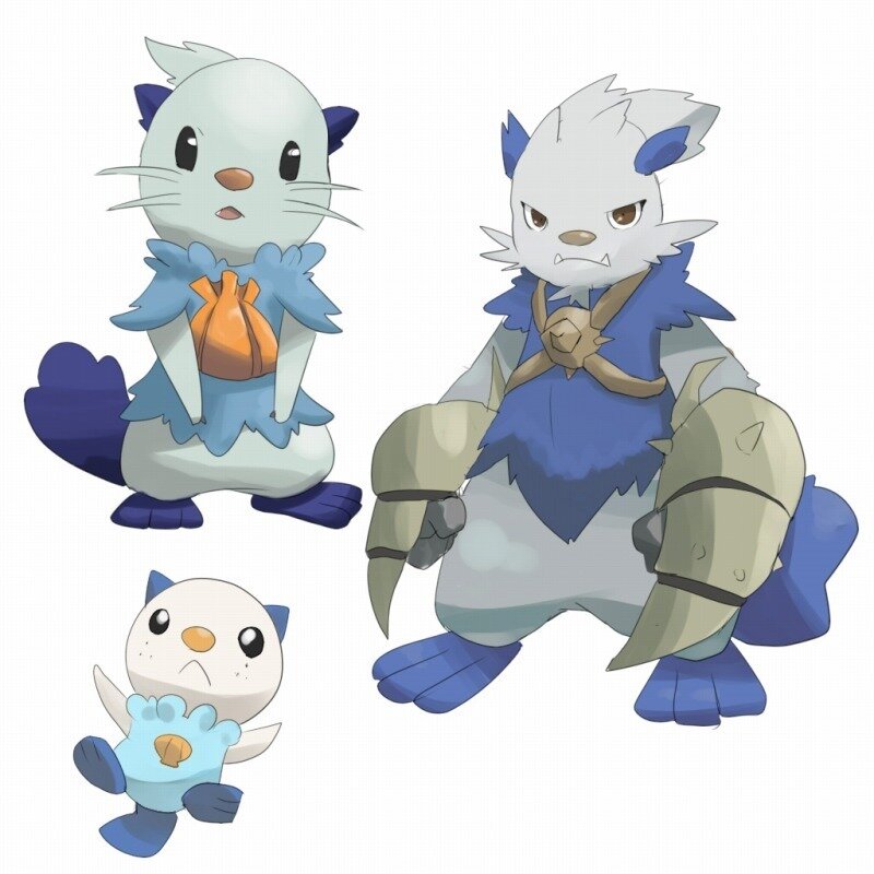 Oshawott evolution line