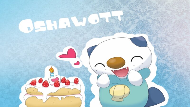 Oshawott with Cake
