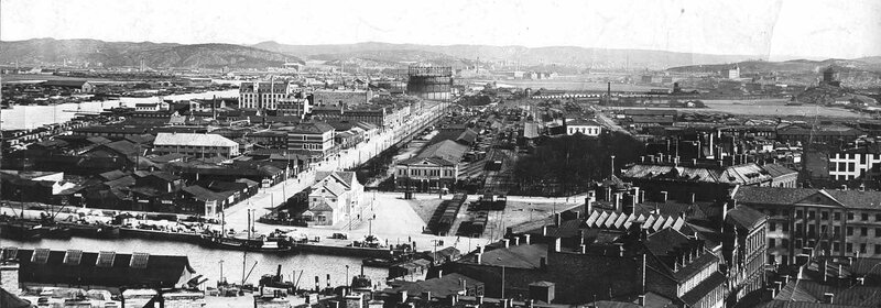 Oslo harbor in the early 1900s