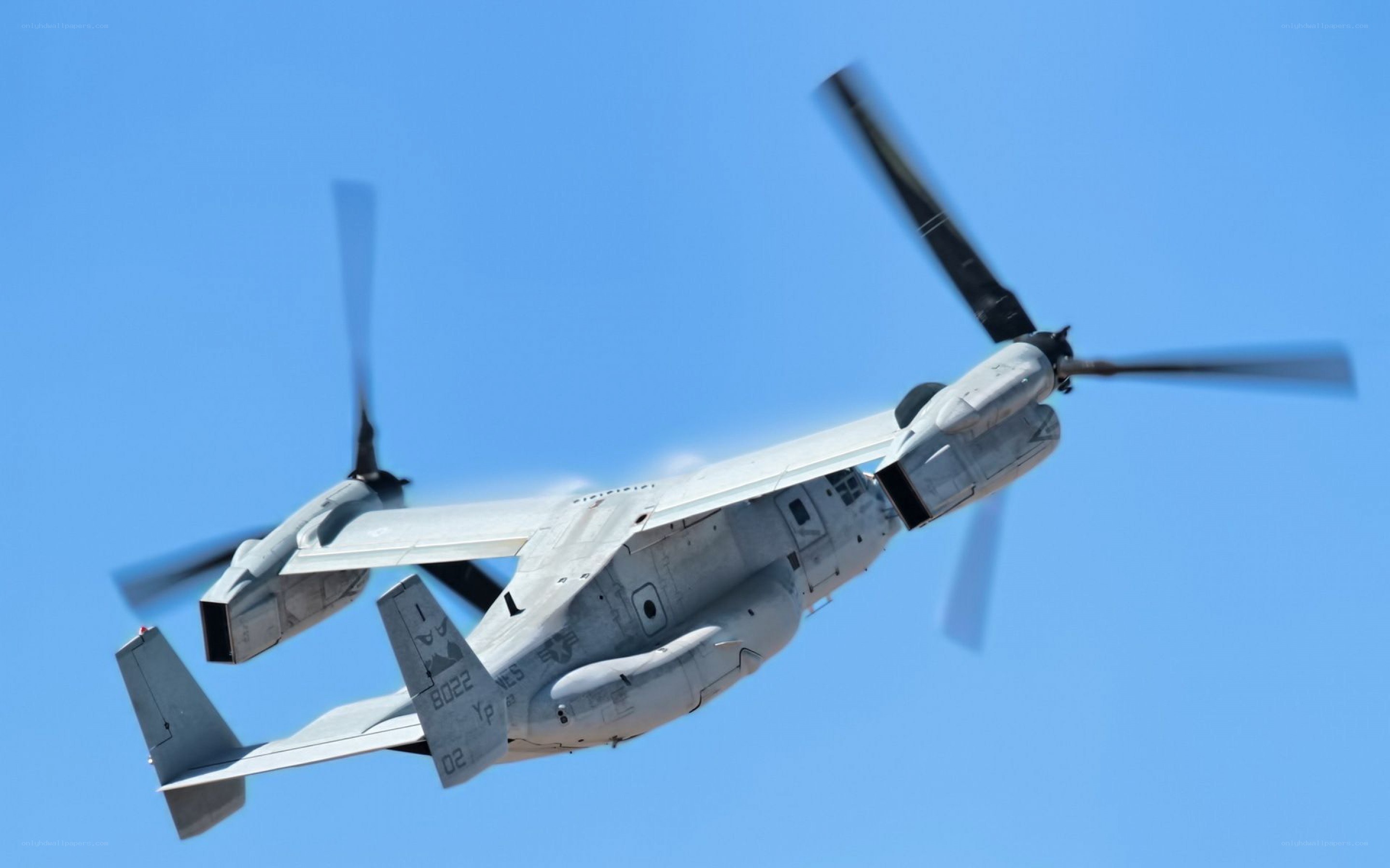 Osprey aircraft in flight