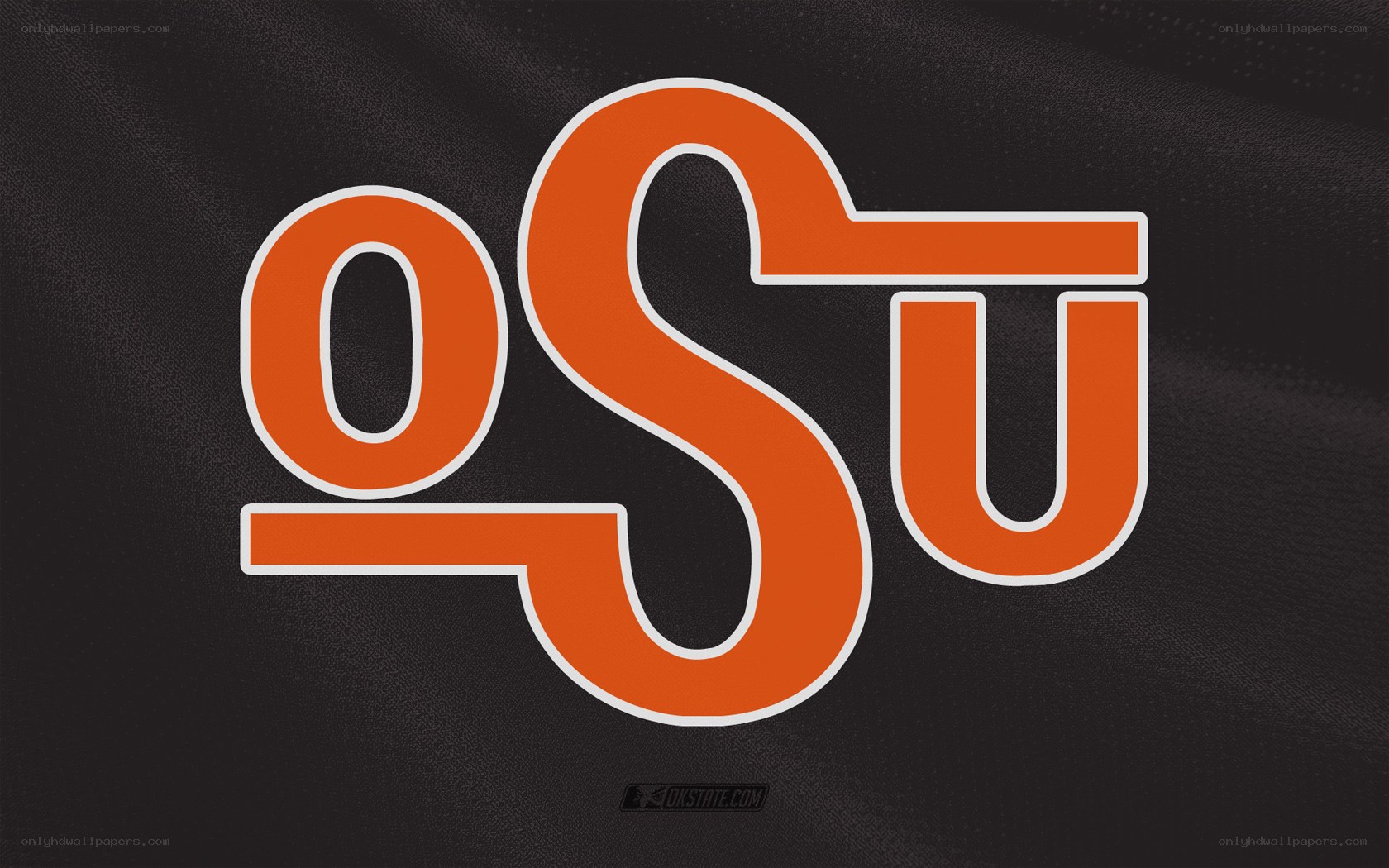 OSU logo on black fabric