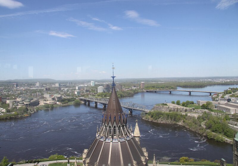 Ottawa River View — Blue, Serene
