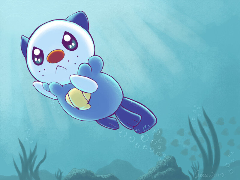 Otter-like Creature Swimming