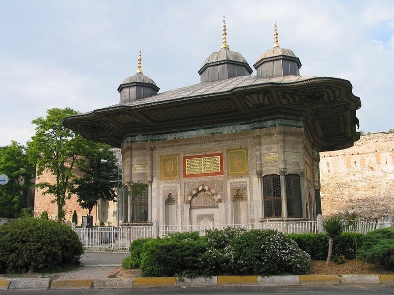 Ottoman fountain in Istanbul