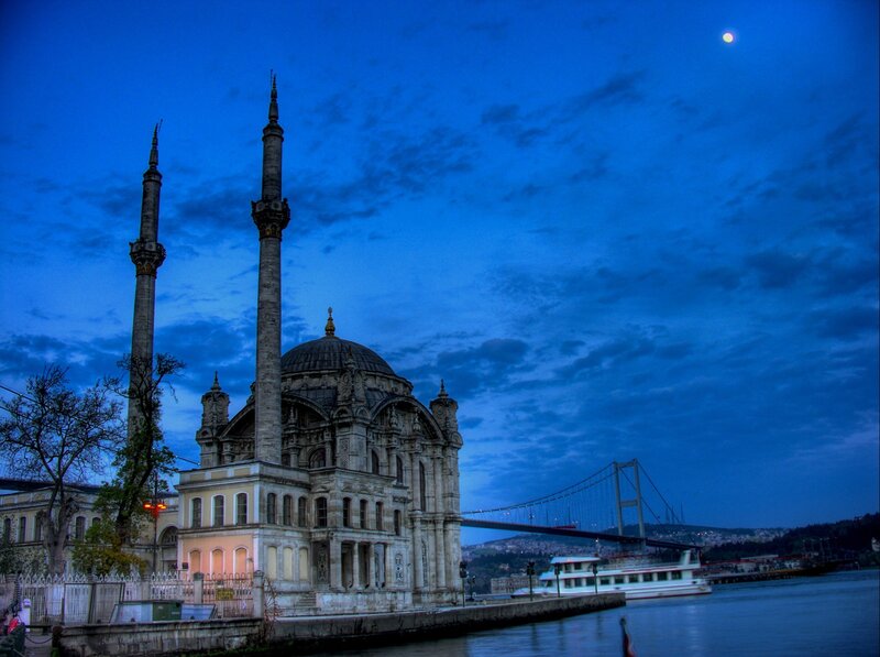 Ottoman Mosque at Dusk