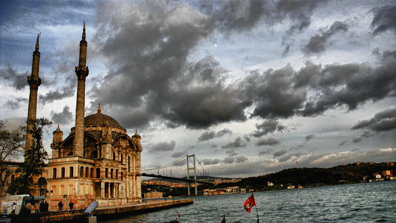 Ottoman Mosque by Water
