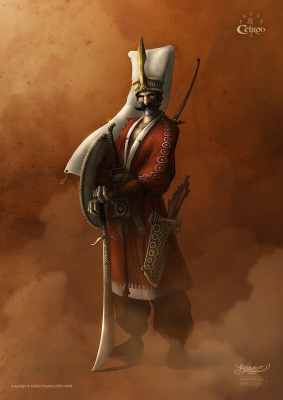 Ottoman soldier concept art