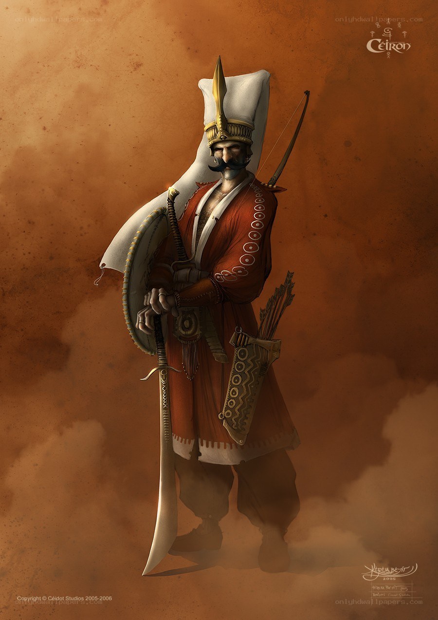 Ottoman soldier concept art