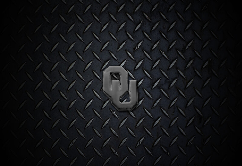 OU Logo on Metal