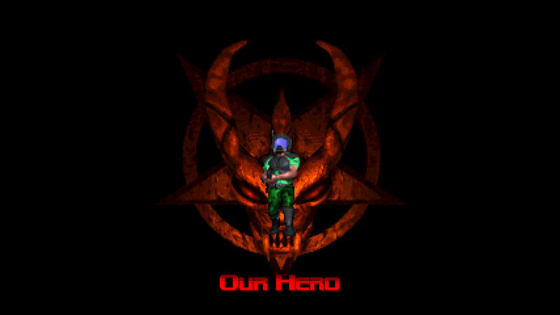 Our Hero character screen