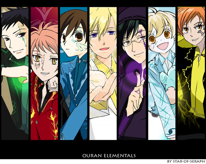 Ouran Elemental Characters